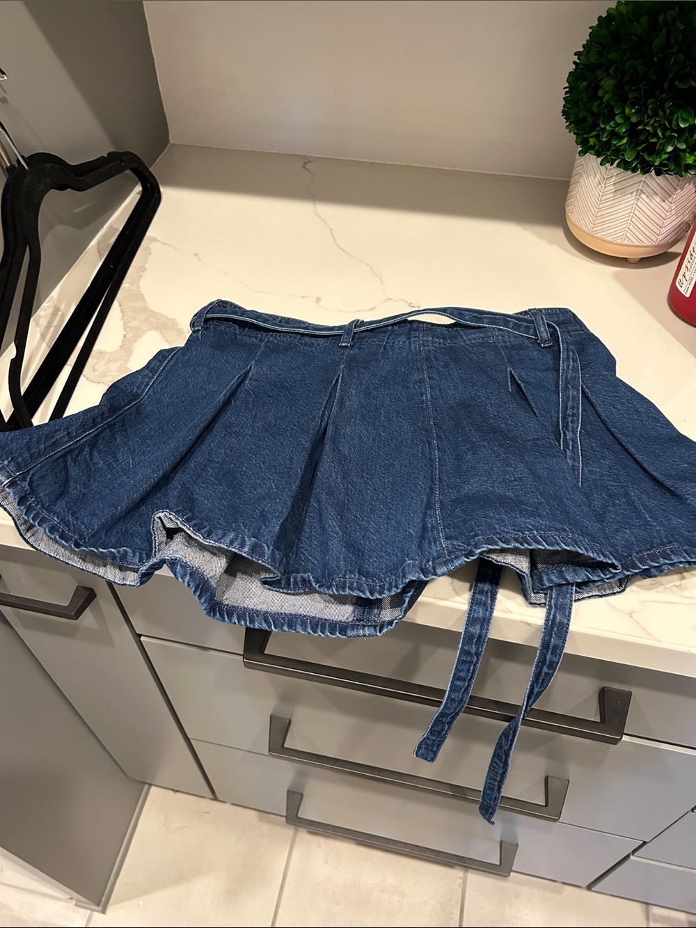 American Eagle Outfitters Blue Denim Mini Skirt